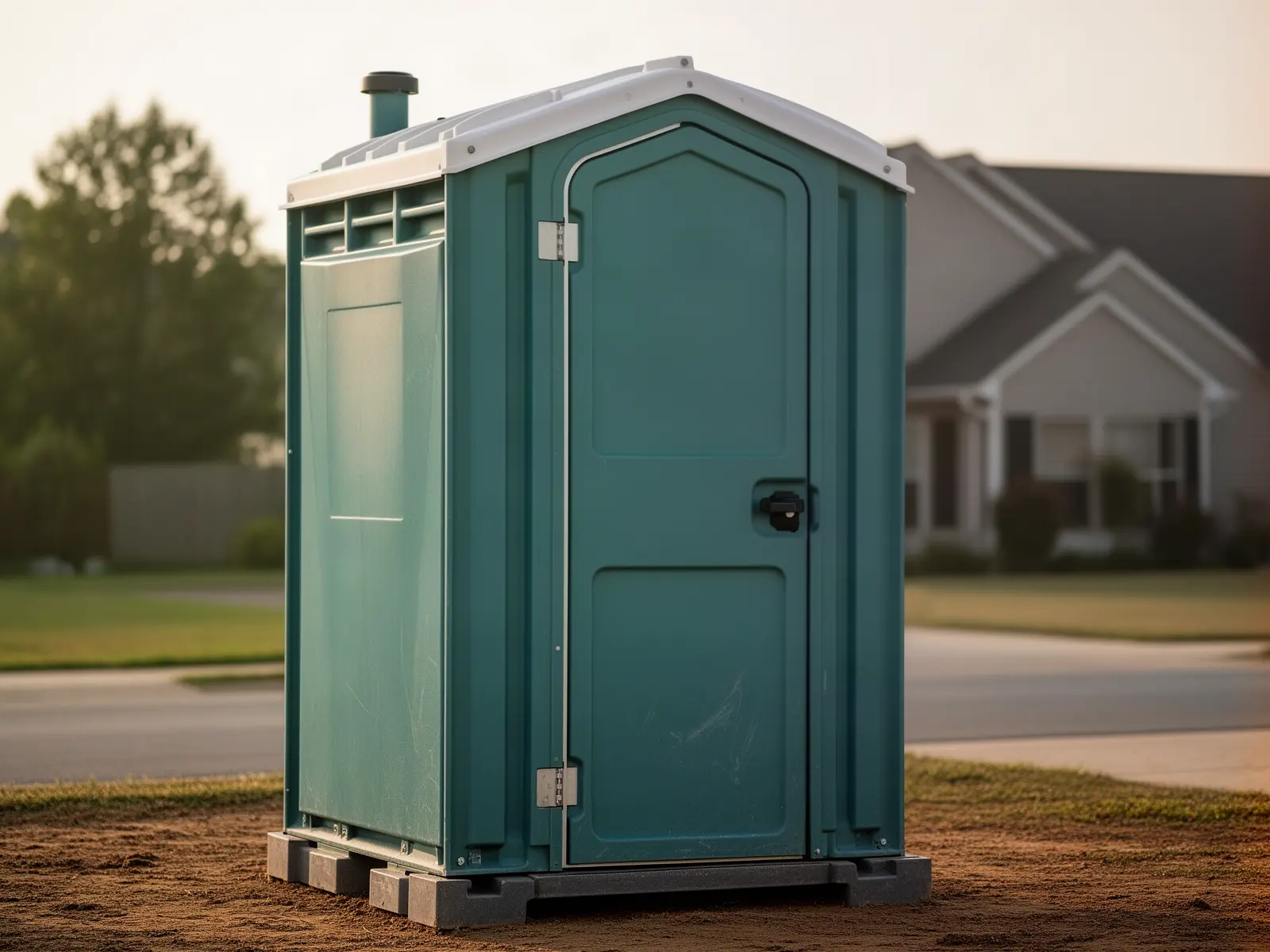 Clean porta potty unit from Big Mitch's Portable Toilet Rental in Alexandria, VA